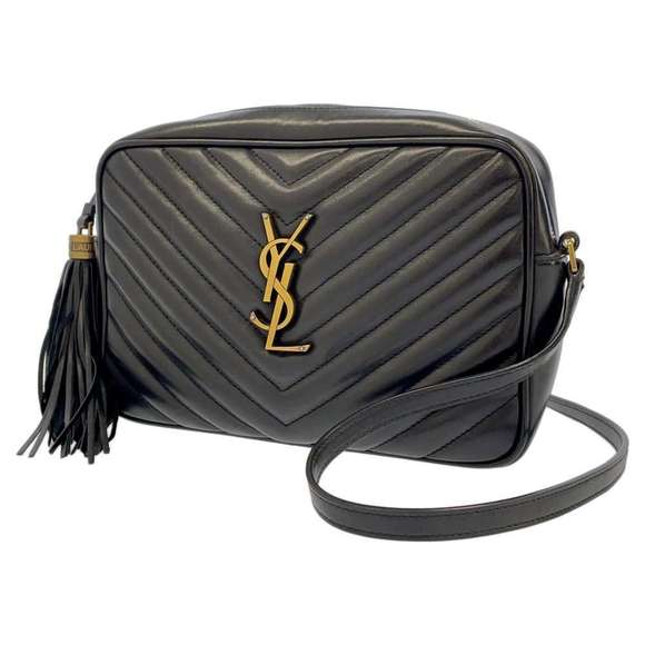 Saint Laurent Paris Camera Leather Shoulder Bag Black - Picture 1 of 6